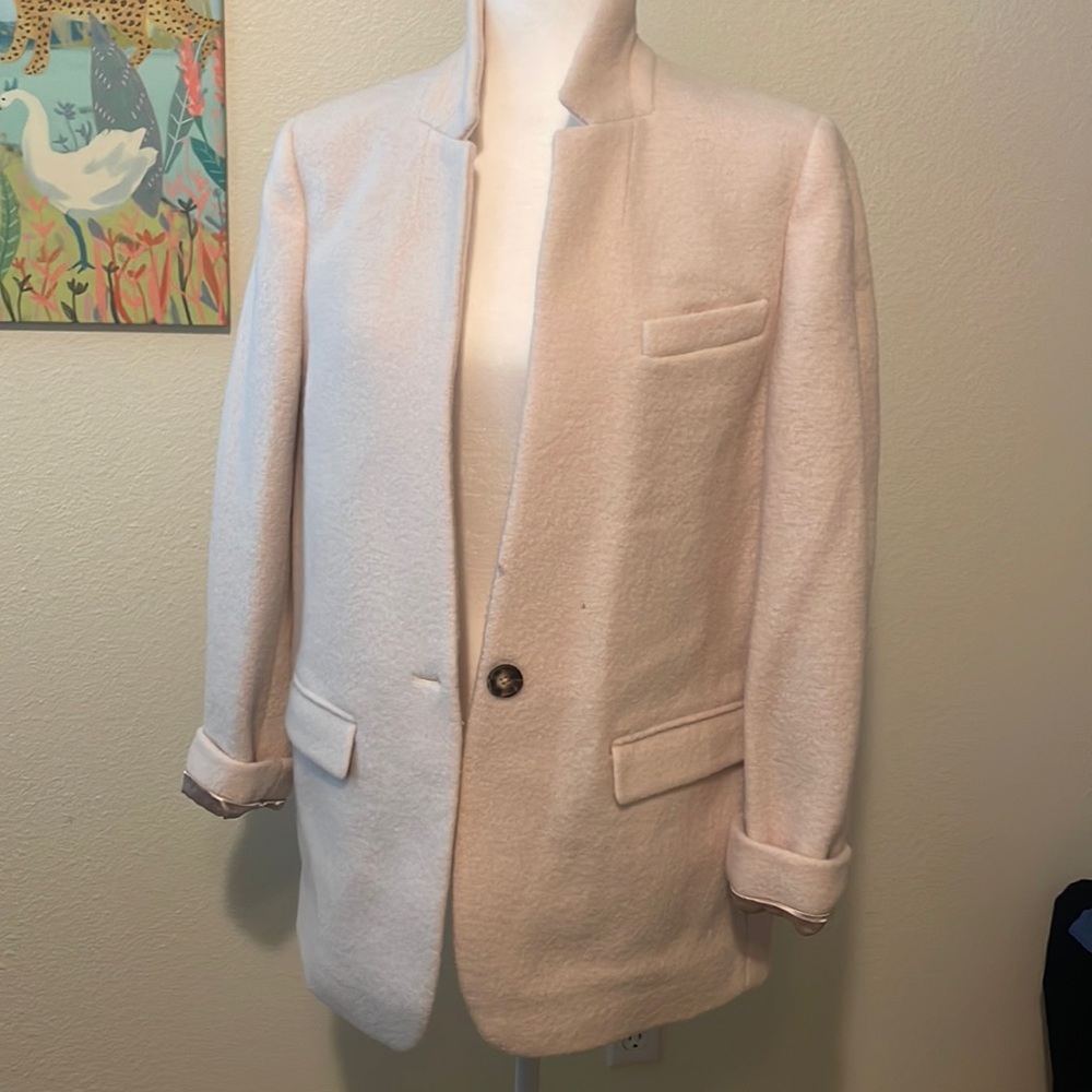 NWT Leighton Jcrew Italian Boiled Wool Blazer-Jacket